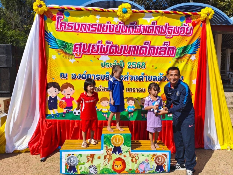 โครงการแข่งขันกีฬาเด็กปฐมวัยศูนย์พัฒนาเด็กเล็ก  ประจำปี  2568